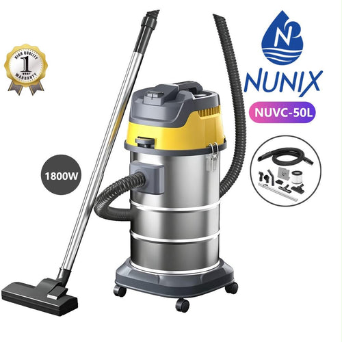 Nunix NUVC-50L 1800W Wet & Dry Vacuum Cleaner