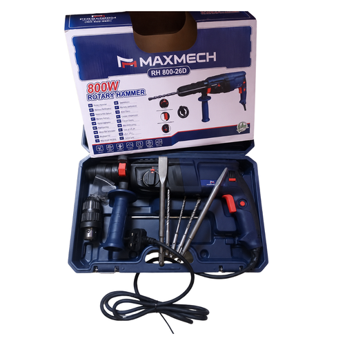 Maxmech RH 800-26 Rotary Hammer Drill – 800W