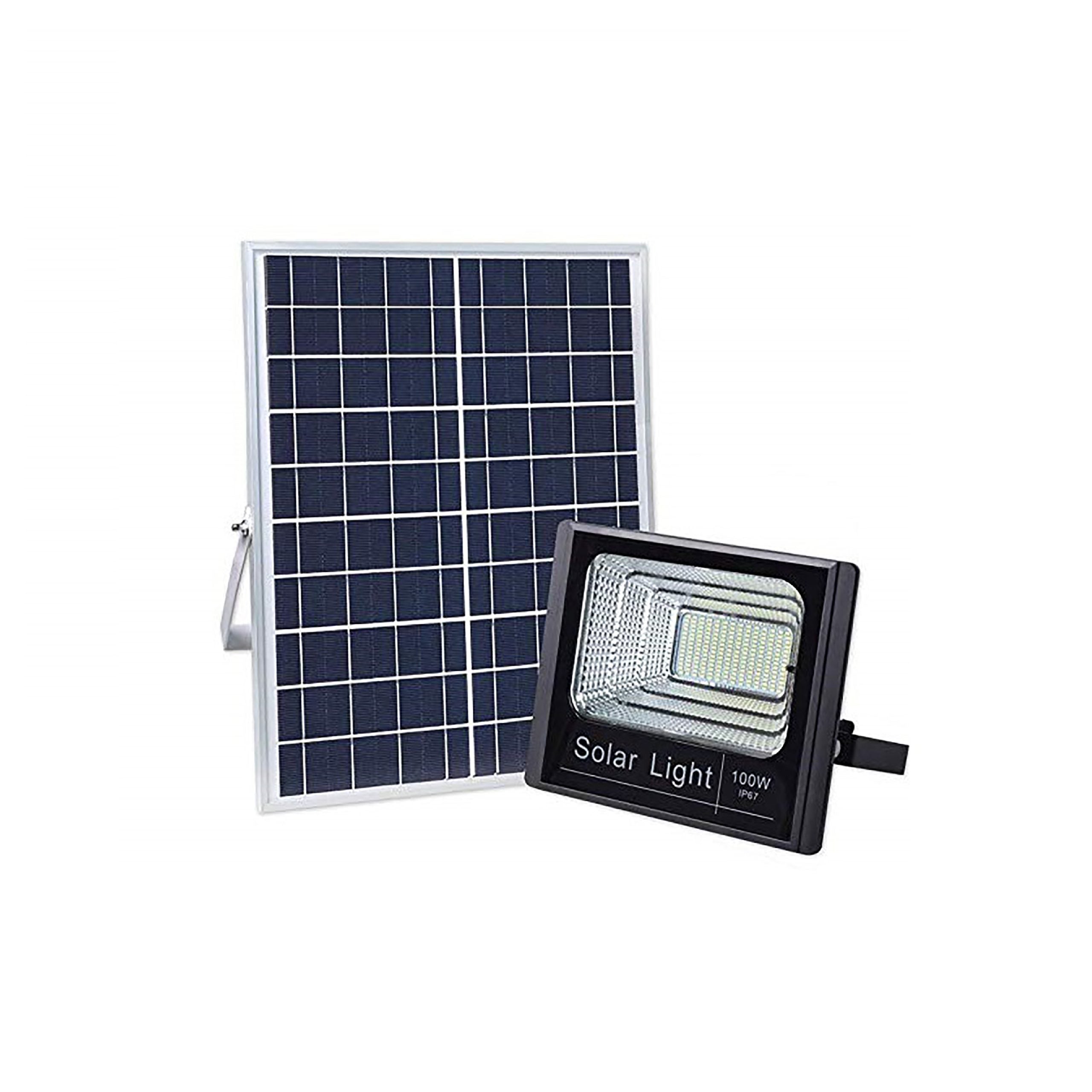 100W Solar Light (Separate Panel Flood Light)