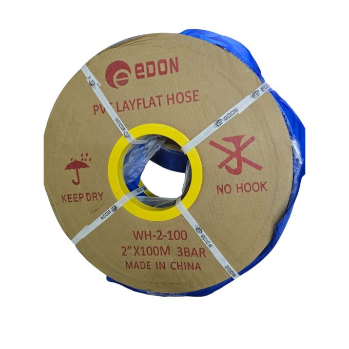Edon 2" 100m PVC Layflat Heavy Duty Water Hose Pipe