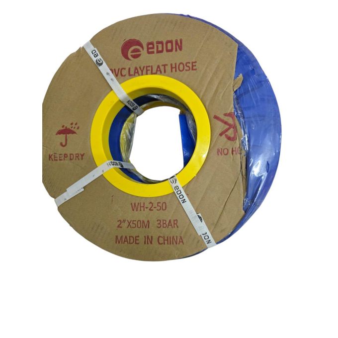 Edon 2" 50m Heavy Duty PVC Layflat Delivery Pipe