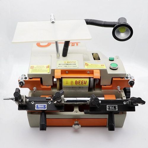 Electric Flat-Key Cutting & Duplicating Machine with Work Light