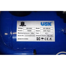 USK Unitech Air Compressor 25 Litre – 1500W (2HP) Direct Drive Air Compressor – UD 1500-25