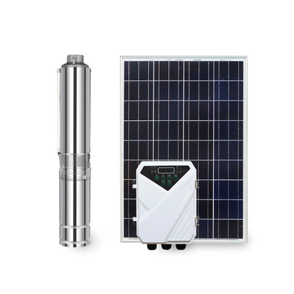 750W (1HP) Difful Solar Submersible Water Pump – 95m Head | MPPT Controller