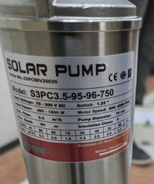 Submersible Solar Pump 750W 95m