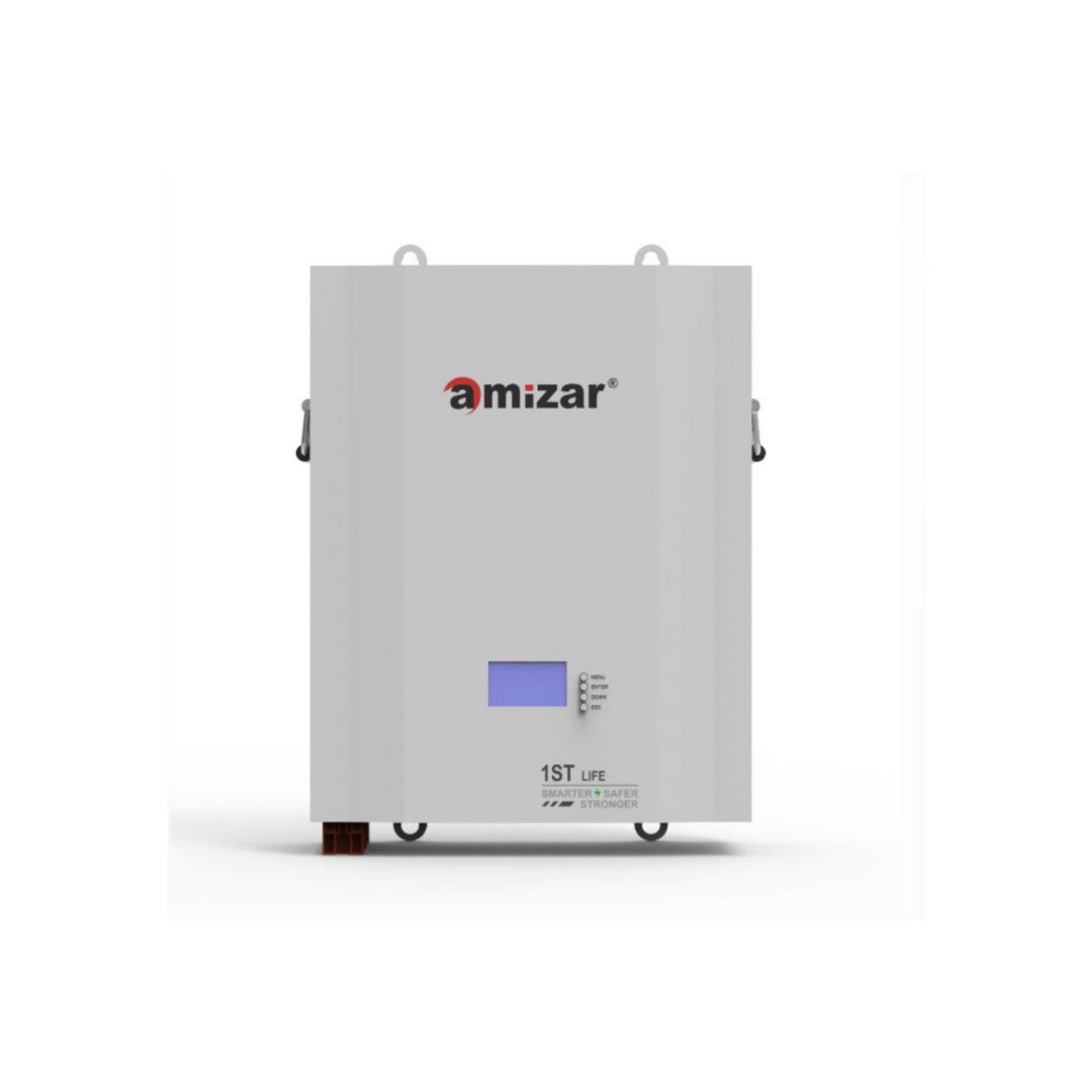 Amizar 2.56kWh Lithium Battery (25.6V 100Ah LiFePO₄) – Reliable Energy Storage