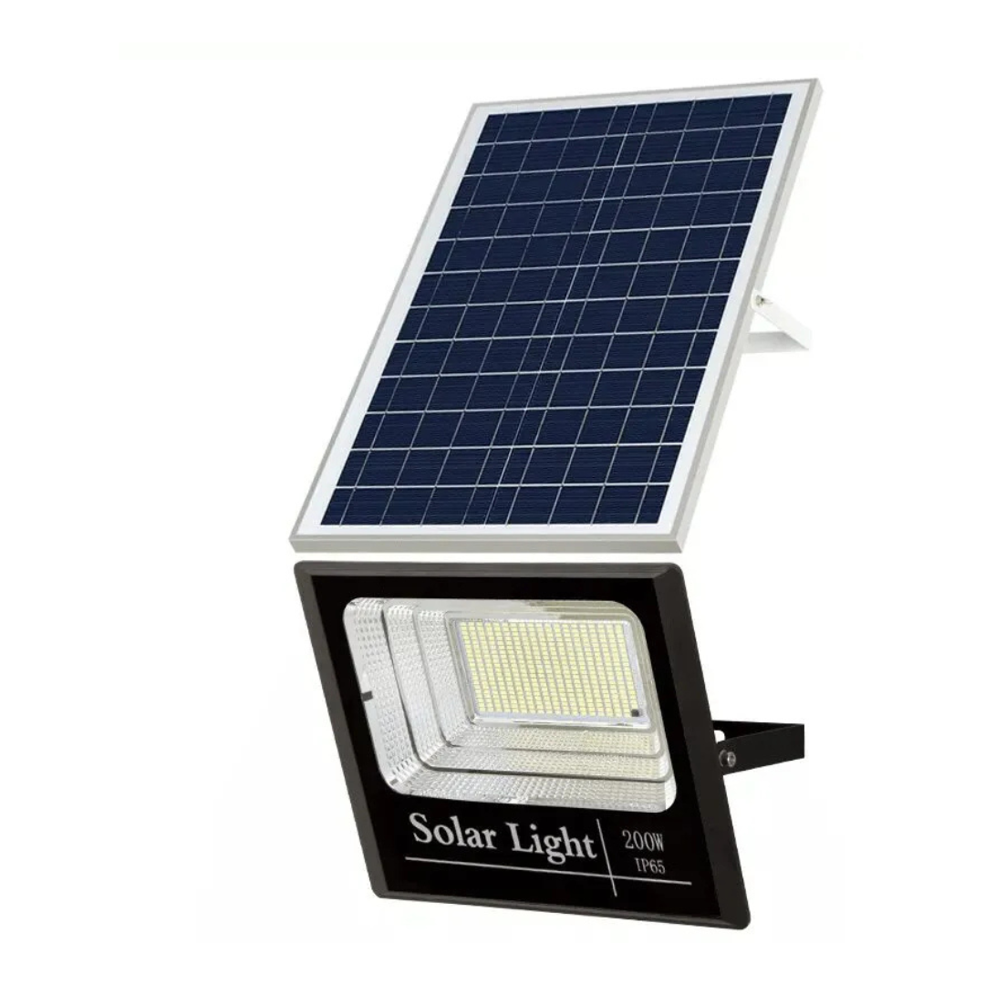 200W Solar Flood Light (All-in-One with Separate Panel)