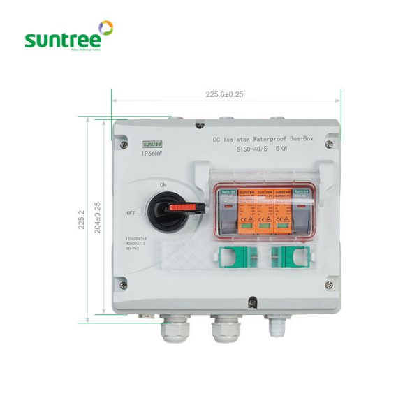 Suntree Solar PV Combiner Box – Fully Assembled 1000V