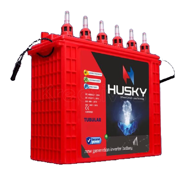 Husky 200Ah Tall Tubular Solar Battery – Deep Cycle Inverter Battery