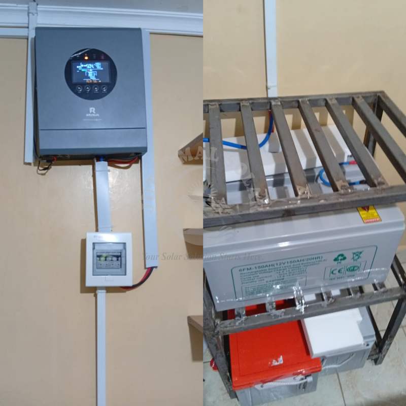 6kWh solar system – 3 bedroom home