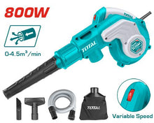 TOTAL TB2086 Aspirator Blower – 800W Variable Speed Electric Blower