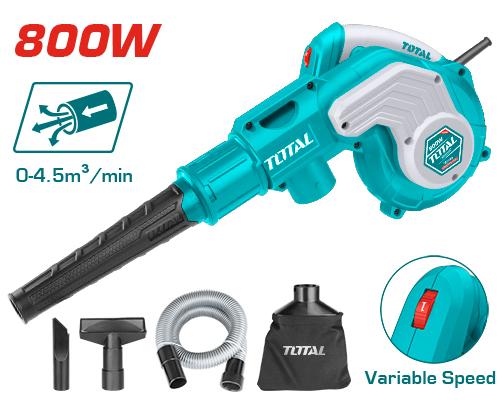 TOTAL TB2086 Aspirator Blower – 800W Variable Speed Electric Blower