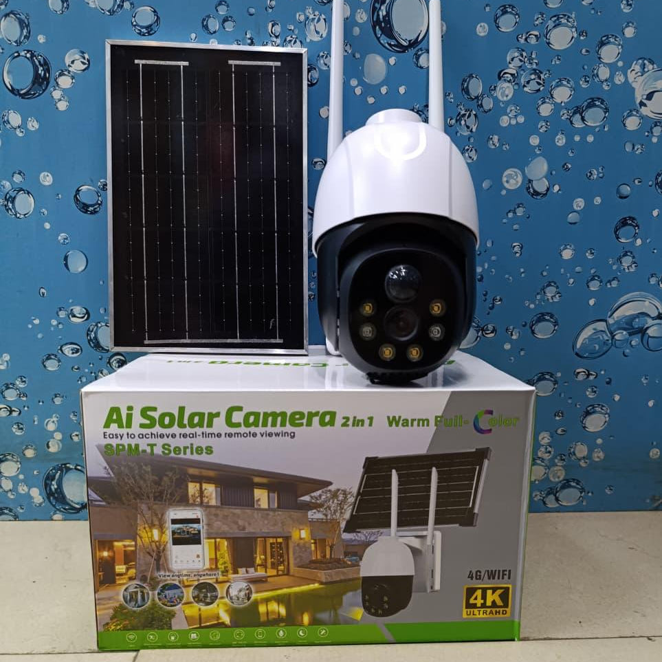 AI 4G Single Lens Solar PTZ Camera – Smart, Wireless Security Anywhere