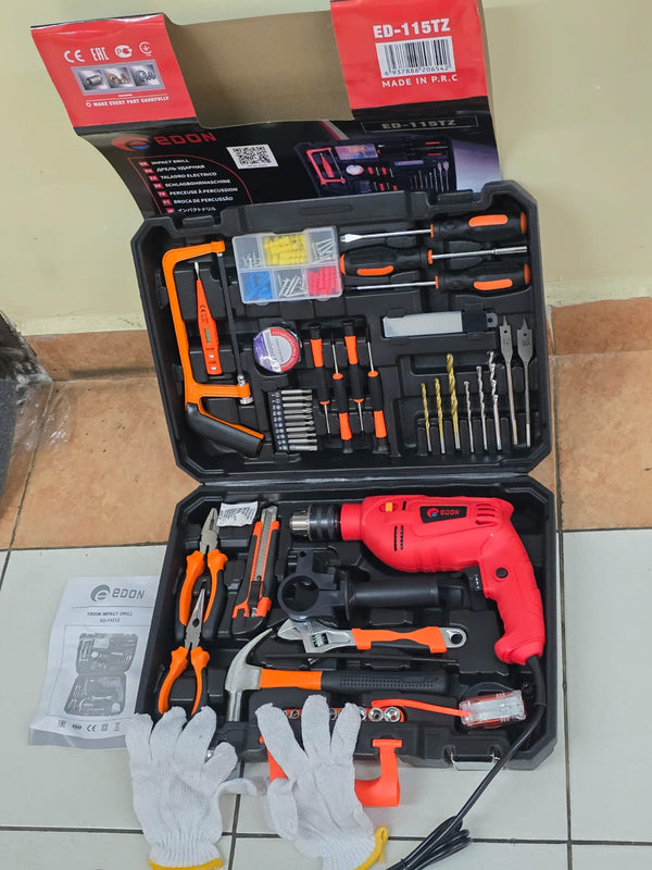 Edon 900W Drill Set With Complete Tool Kit