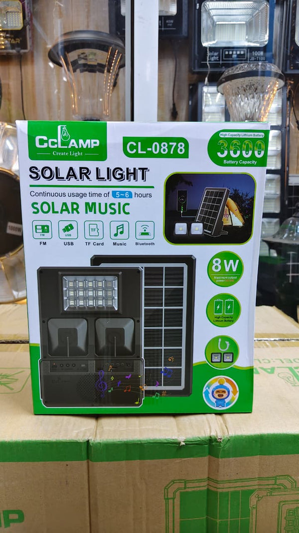 CcLamp CL-0878 Solar Lighting Music System