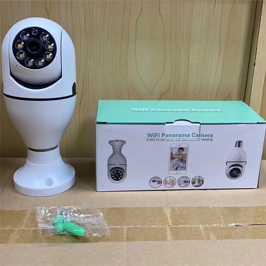 Single Lens 360 Rotating WiFi Camera Bulb