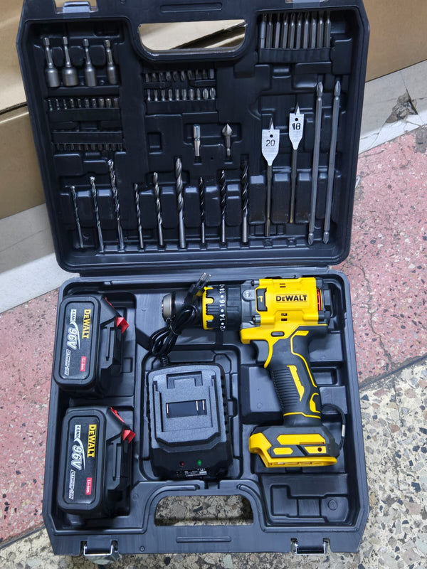 DeWalt-Branded 96V Brushless Cordless Impact Drill Kit with 2 Batteries