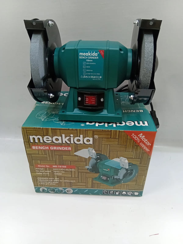Meakida MD-72150 400W 150mm Bench Grinder