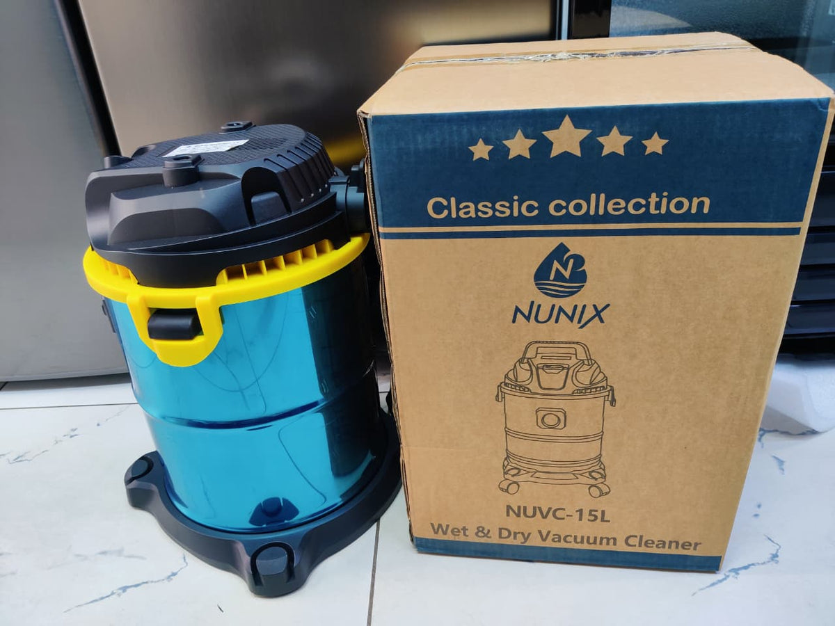 Nunix NUVC-15L Wet & Dry Vacuum Cleaner – 15 Litres