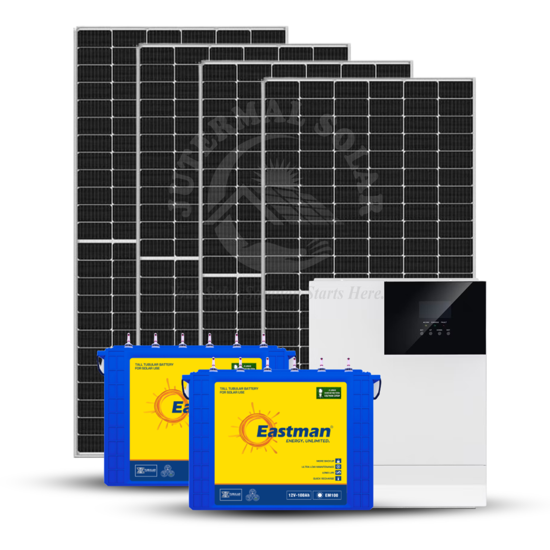 3kVA Hybrid Solar System – Complete Home Backup Solution