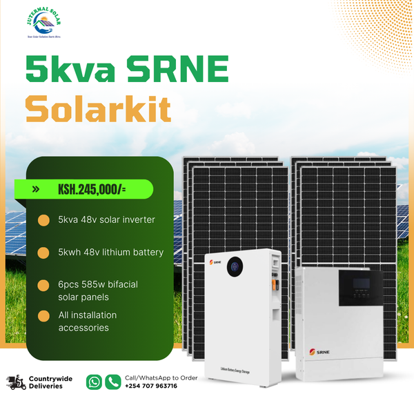 5kVA SRNE Solar Kit