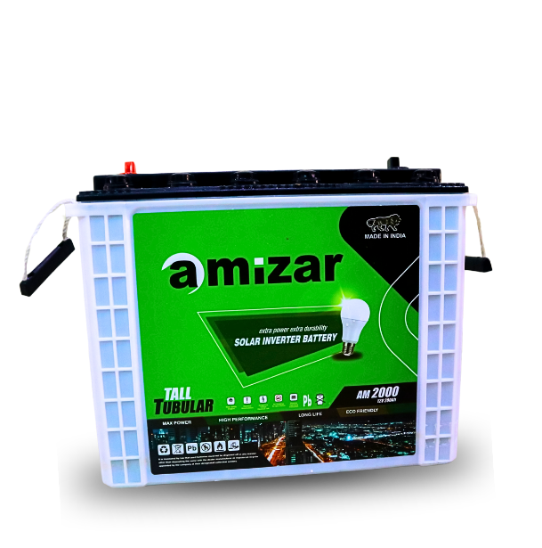 Amizar 200Ah Tall Tubular Solar Battery – Deep Cycle Power Storage