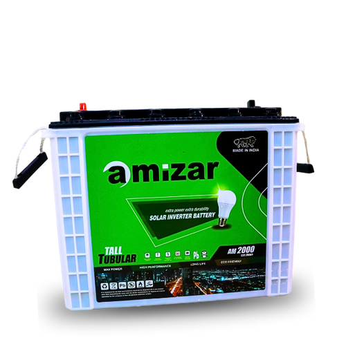 Amizar 200Ah Tall Tubular Solar Battery – Deep Cycle Power Storage