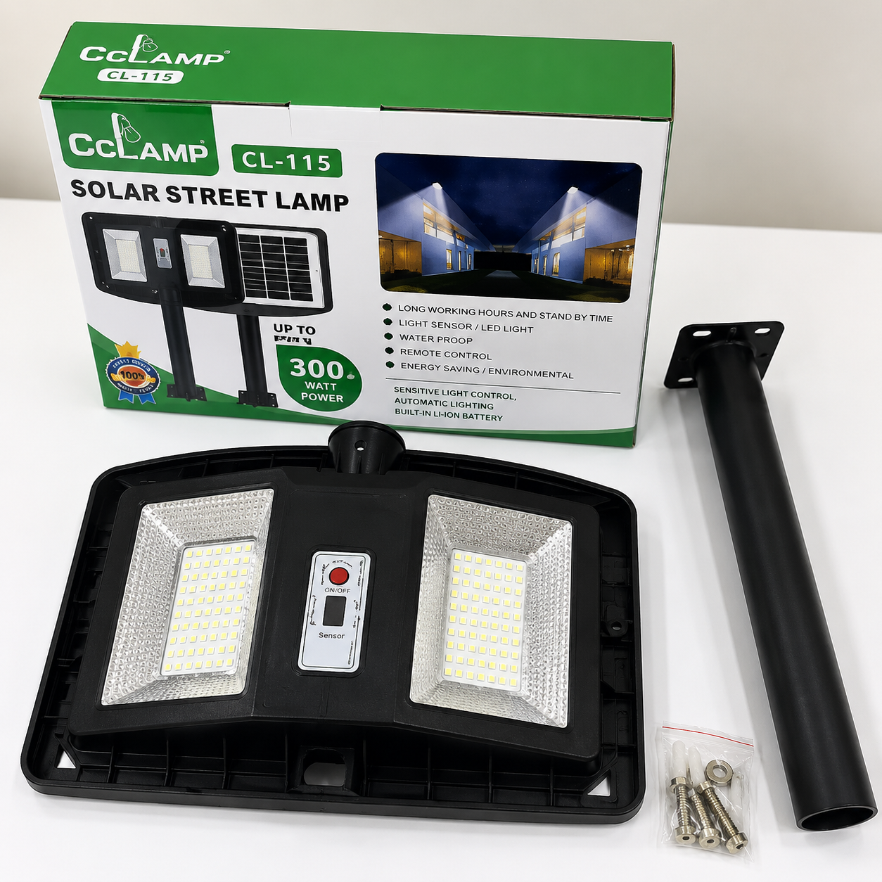 CTLamp CL-115 300W Solar Street Lamp