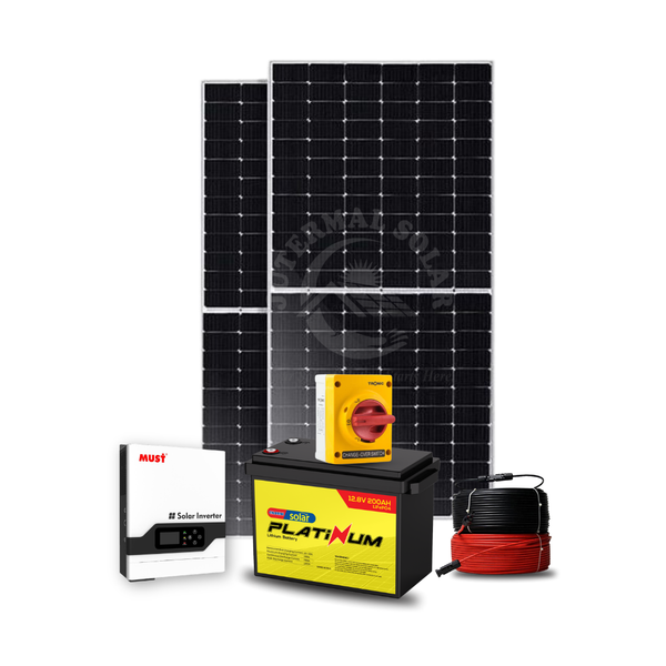 1.5kW MUST Hybrid Solar Kit – Complete Home & Business Power Solution