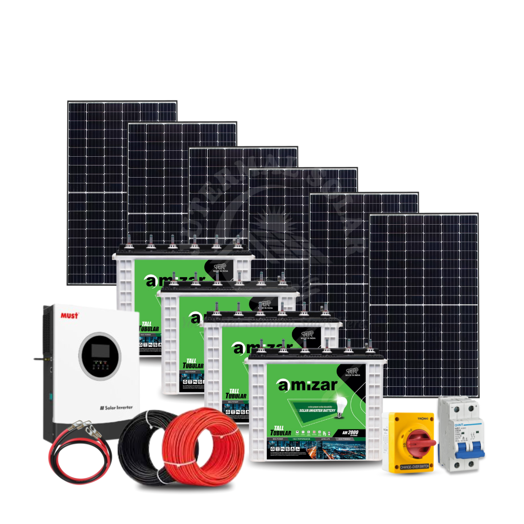 5.5kW MUST Hybrid Solar Kit – High-Capacity Solar System for Homes & Businesses