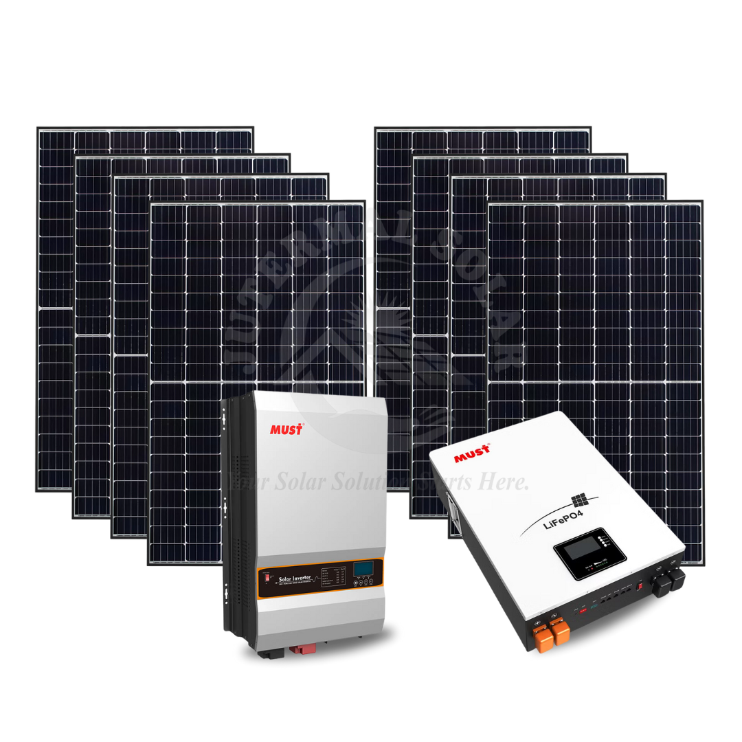 10kW MUST Hybrid Solar Kit – Heavy-Duty Lithium Power System