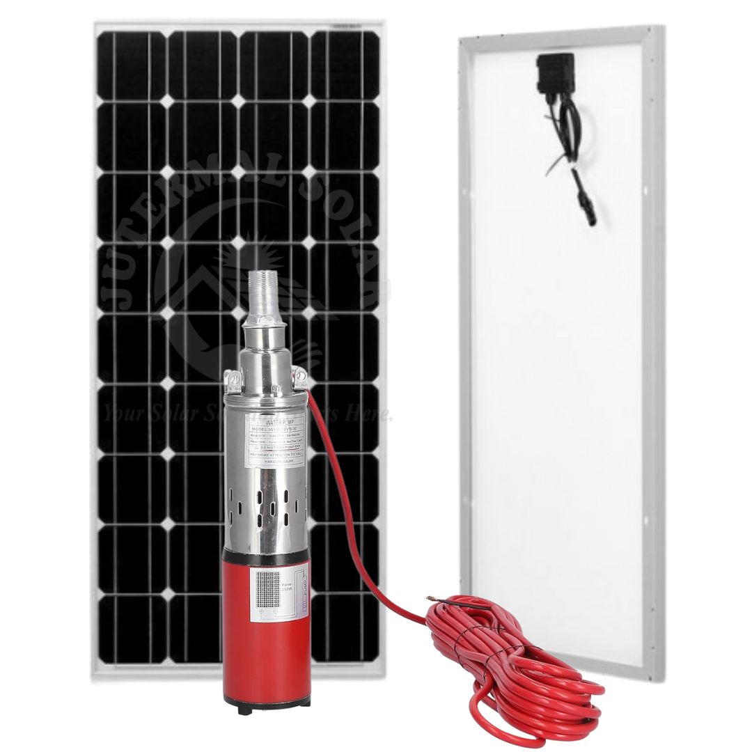 50m DC Submersible Solar Pump Kit – Reliable Water Pumping Solution