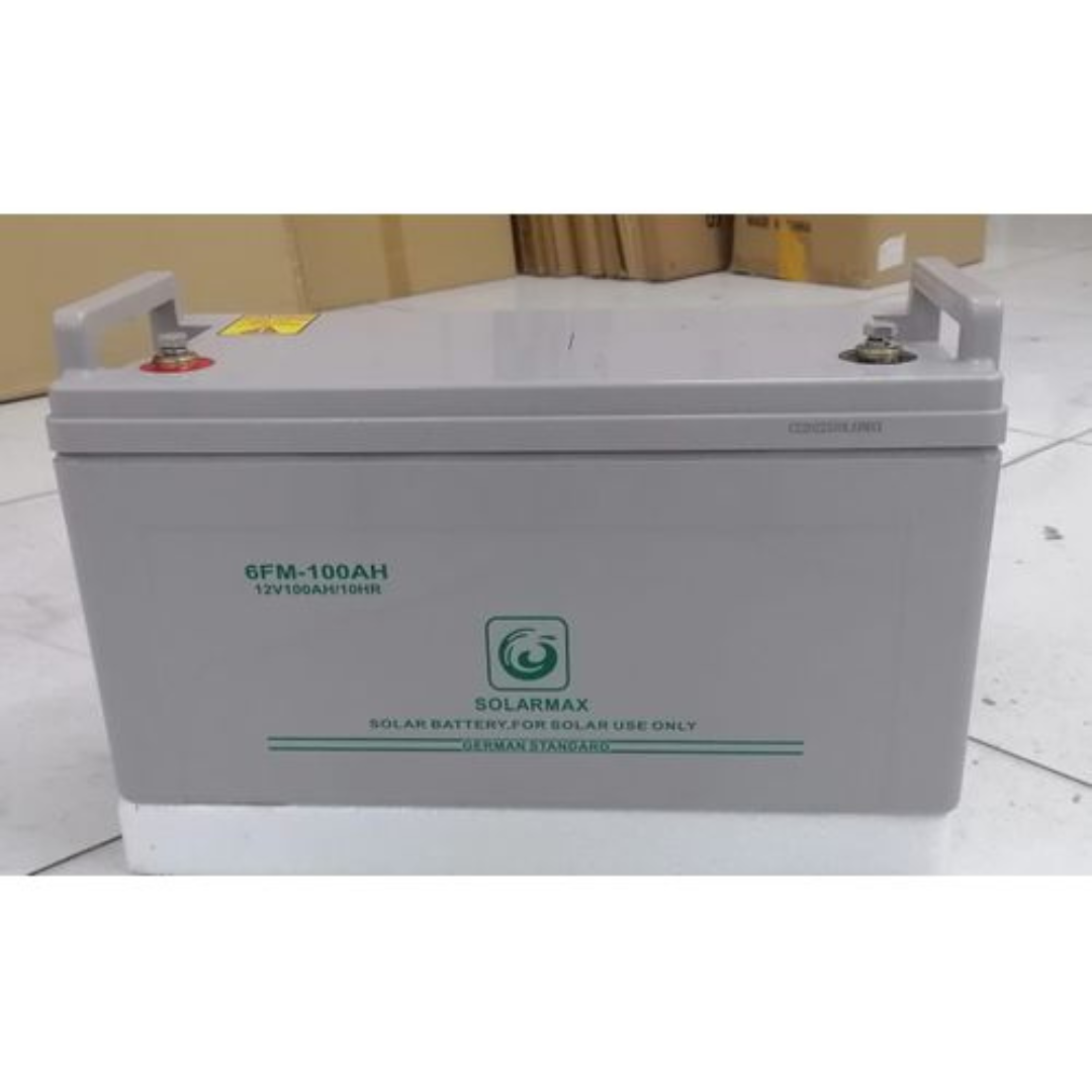 Solarmax 100Ah Gel Solar Battery – 12V Deep Cycle