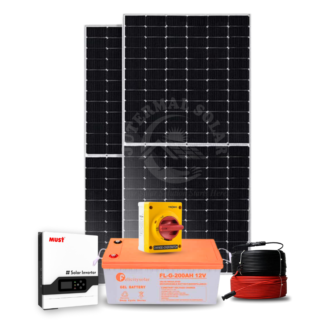 1.5kW MUST Hybrid Solar Kit – Complete Home & Business Power Solution