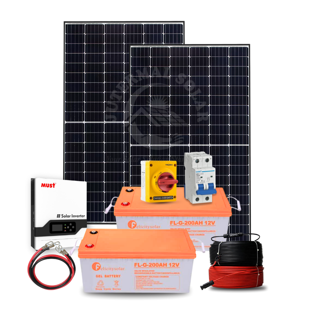 2.2kW MUST Hybrid Solar Kit – High-Power Home & Business Solar Solution